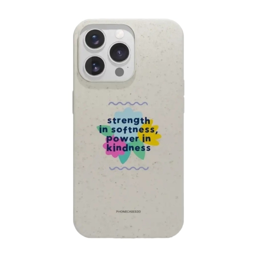 Phonecases3D iPhone 13 Pro Jess Rachel Sharp komposterbart cover, hvid billede 1