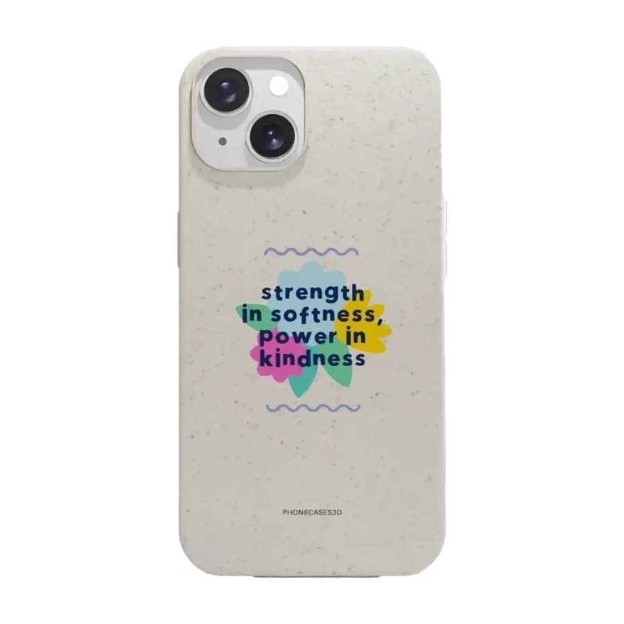 Phonecases3D iPhone 14 Jess Rachel Sharp komposterbart cover, hvid billede 1