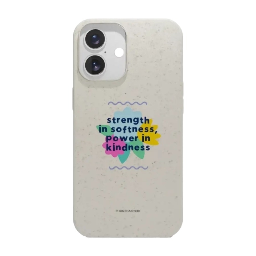Phonecases3D iPhone 16 Jess Rachel Sharp komposterbart cover, hvid billede 1