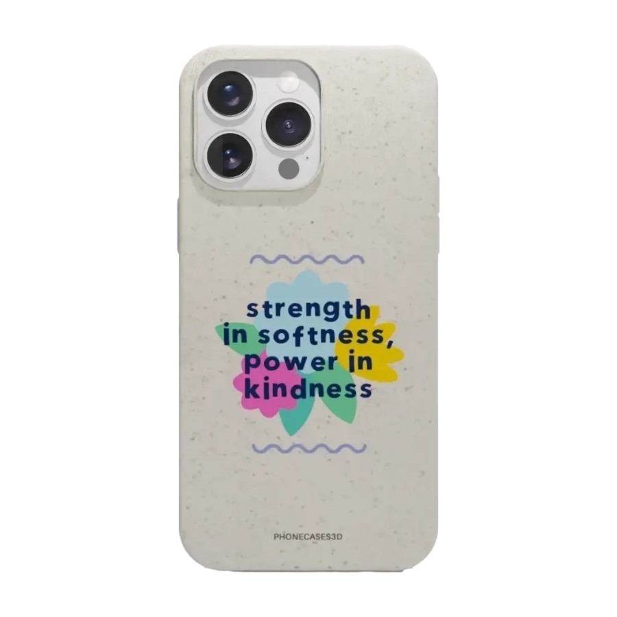 Phonecases3D iPhone 16 Pro Max Jess Rachel Sharp komposterbart cover, hvid billede 1