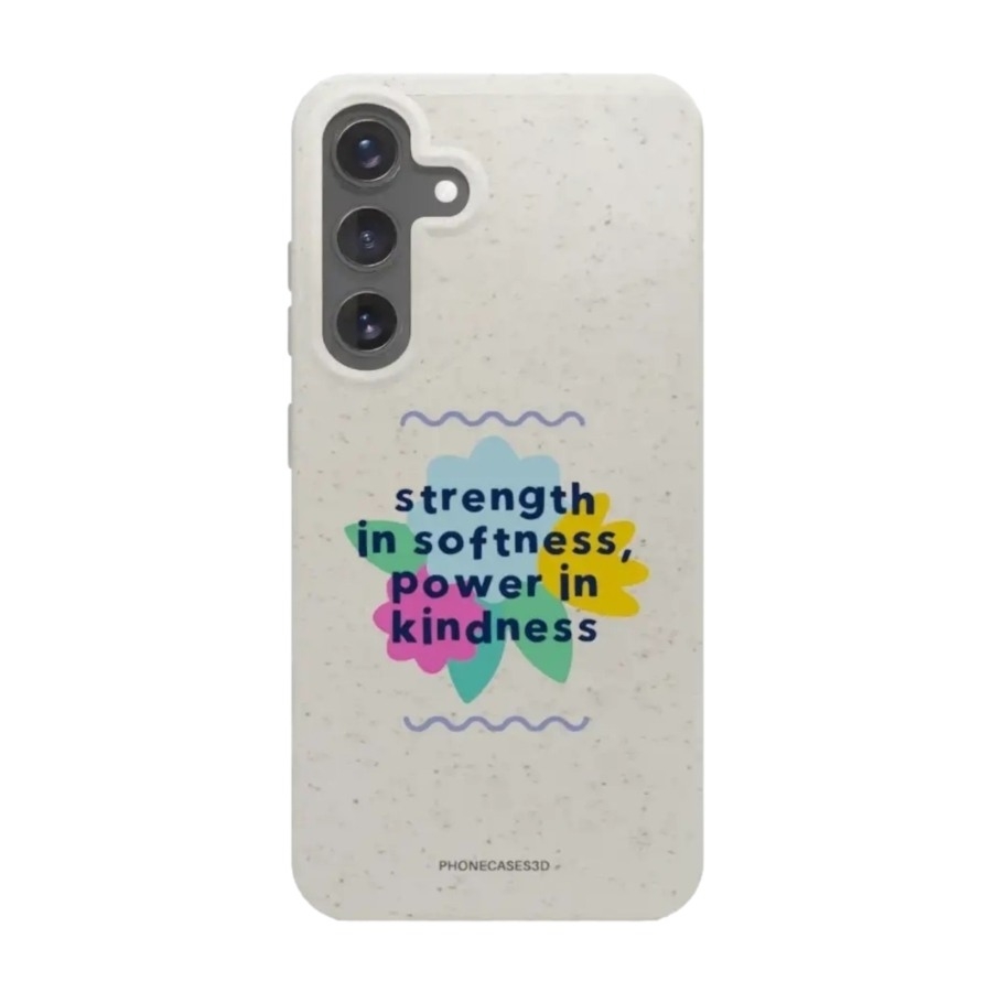 Phonecases3D Samsung Galaxy S25+ Jess Rachel Sharp komposterbart cover, hvid billede 1