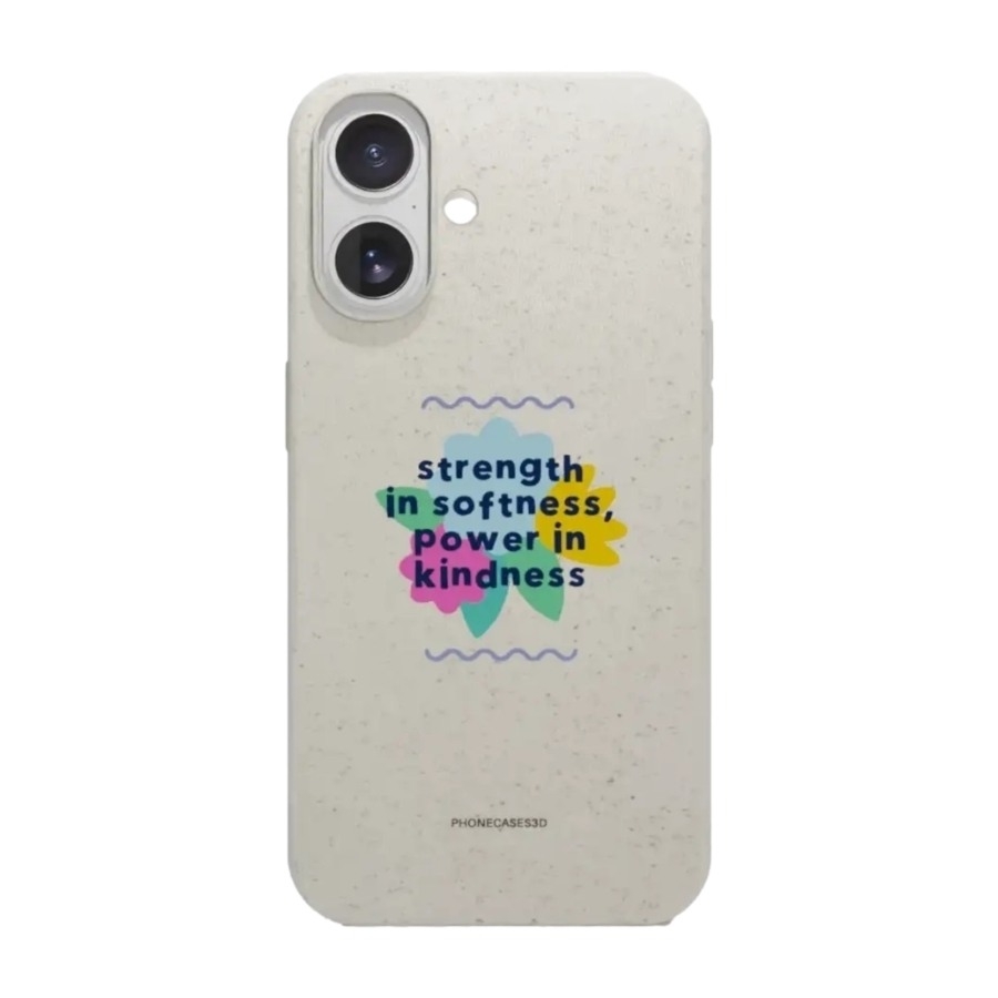Phonecases3D iPhone 17 Jess Rachel Sharp komposterbart cover, hvid billede 1