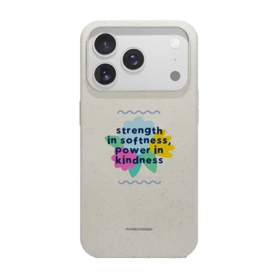 Phonecases3D iPhone 17 Pro Jess Rachel Sharp komposterbart cover, hvid billede 1