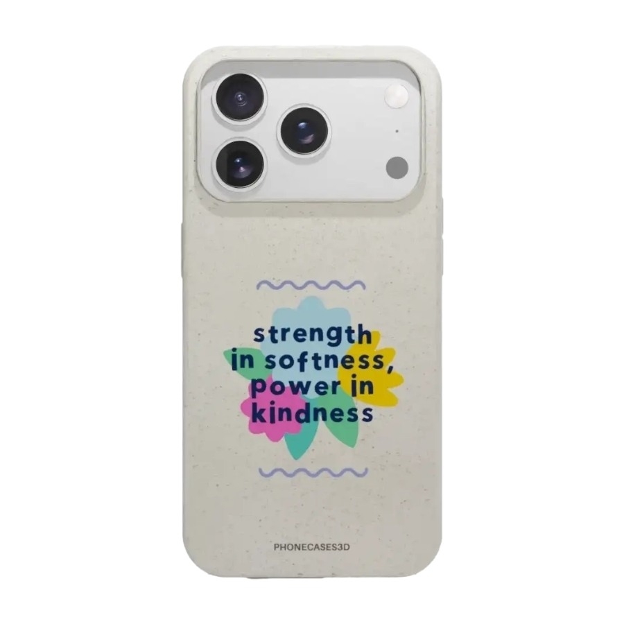 Phonecases3D iPhone 17 Pro Max Jess Rachel Sharp komposterbart cover, hvid billede 1
