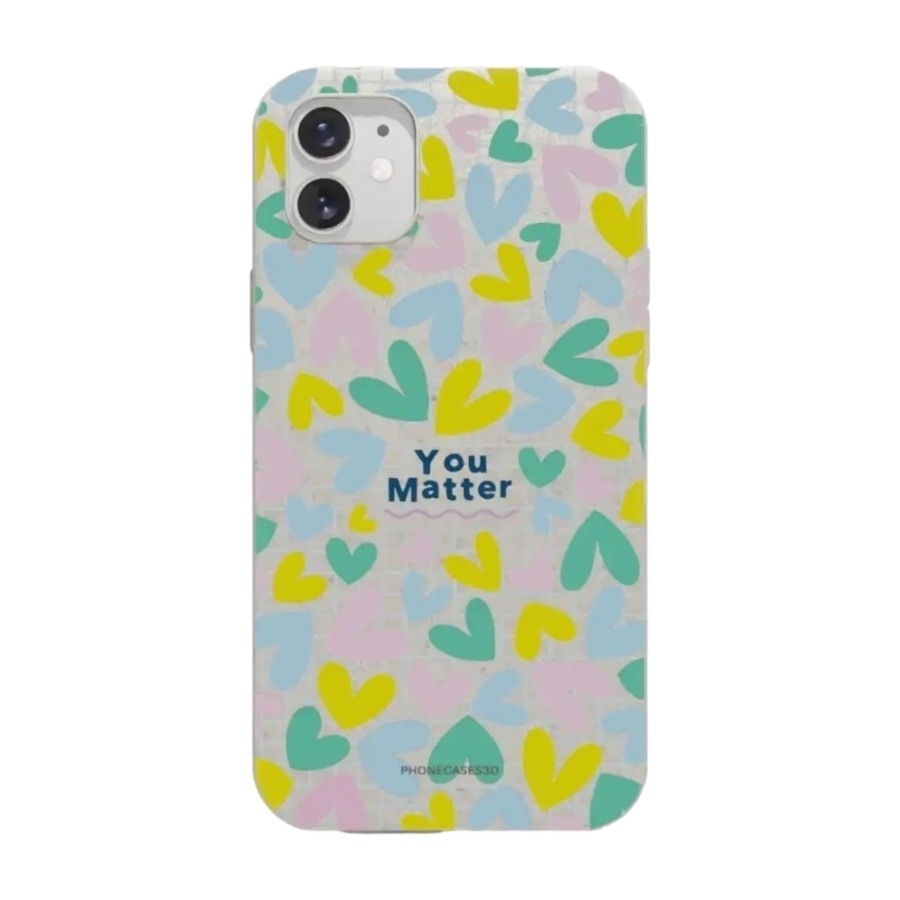 Phonecases3D iPhone 11 Jess Rachel Sharp komposterbart cover, hvid billede 1