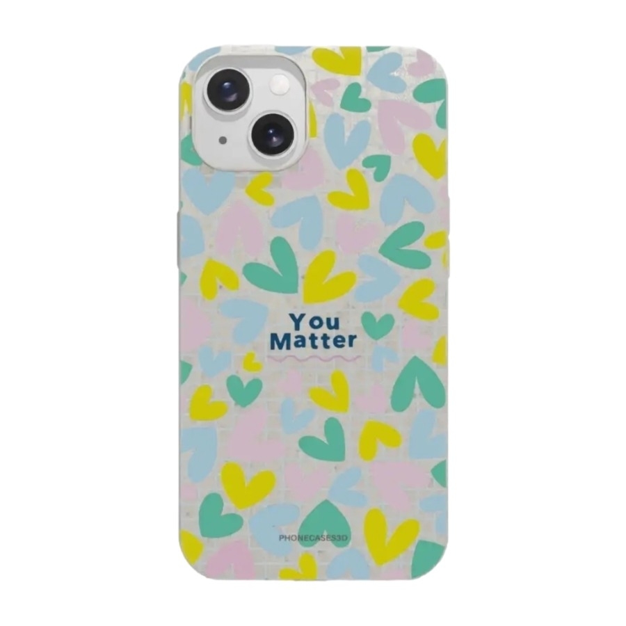 Phonecases3D iPhone 13 Jess Rachel Sharp komposterbart cover, hvid billede 1