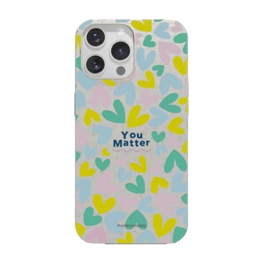 Phonecases3D iPhone 14 Pro Jess Rachel Sharp komposterbart cover, hvid billede 1