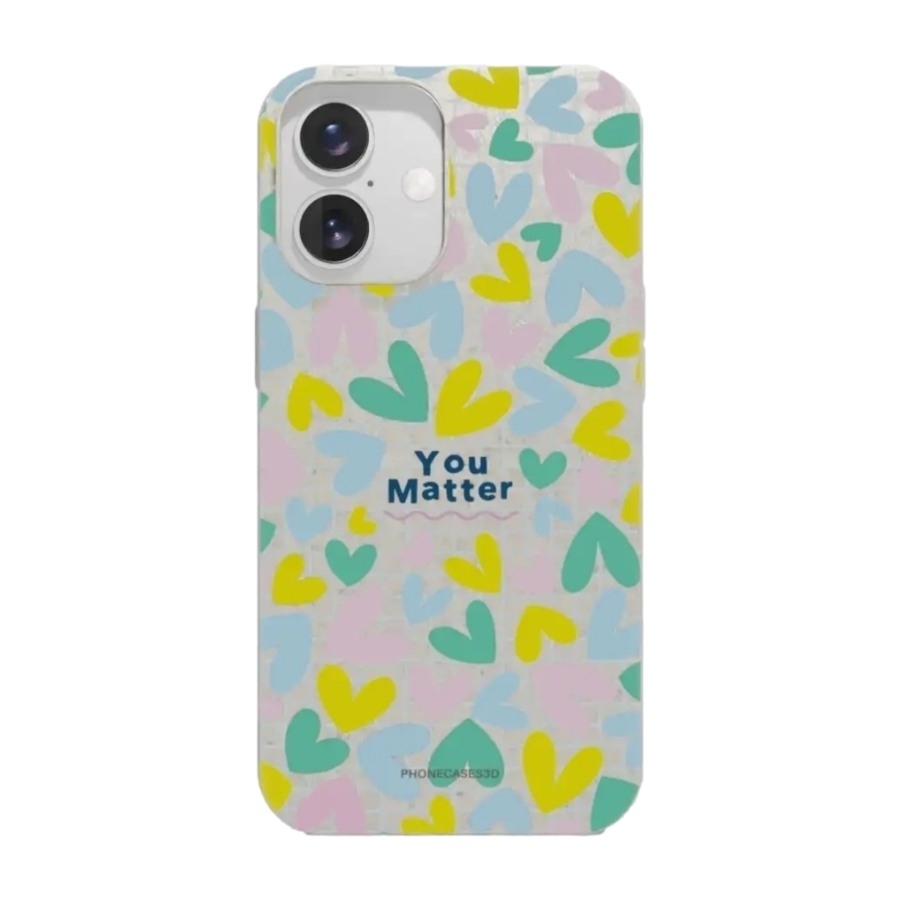 Phonecases3D iPhone 16 Jess Rachel Sharp komposterbart cover, hvid billede 1