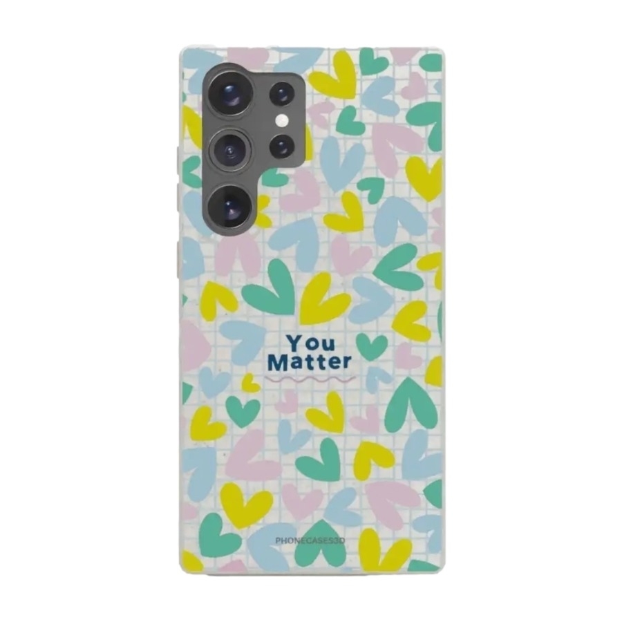 Phonecases3D Samsung Galaxy S25 Ultra Jess Rachel Sharp komposterbart cover, hvid billede 1
