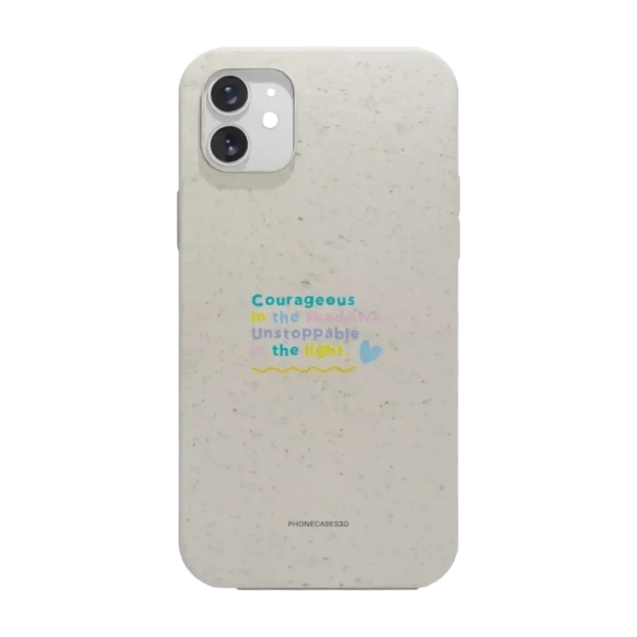 Phonecases3D iPhone 11 Jess Rachel Sharp komposterbart cover, hvid billede 1
