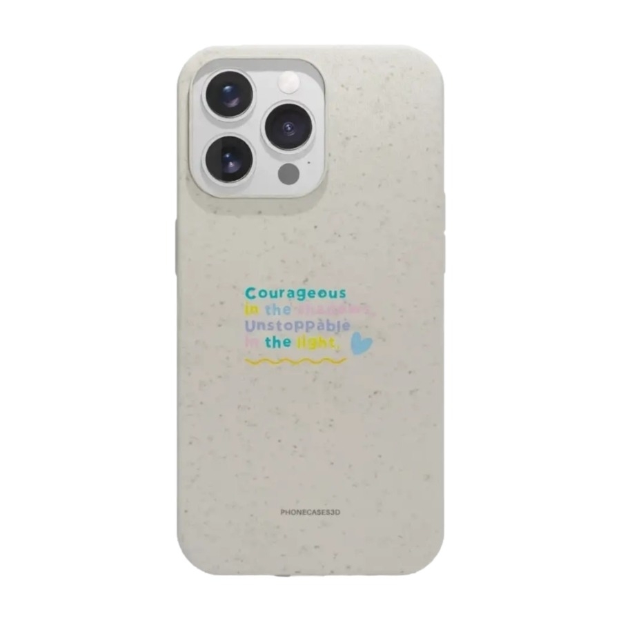 Phonecases3D iPhone 13 Pro Jess Rachel Sharp komposterbart cover, hvid billede 1