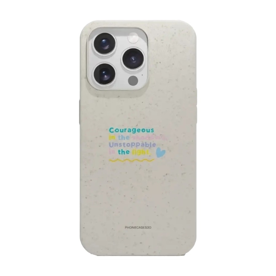 Phonecases3D iPhone 16 Pro Jess Rachel Sharp komposterbart cover, hvid billede 1