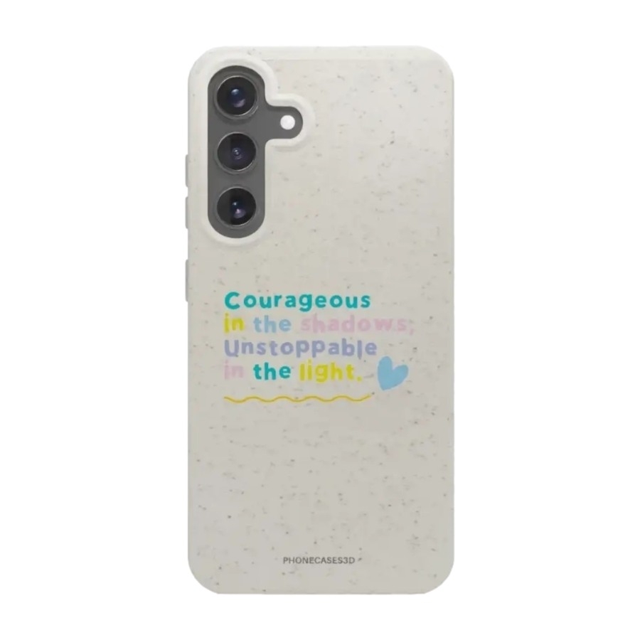 Phonecases3D Samsung Galaxy S25+ Jess Rachel Sharp komposterbart cover, hvid billede 1