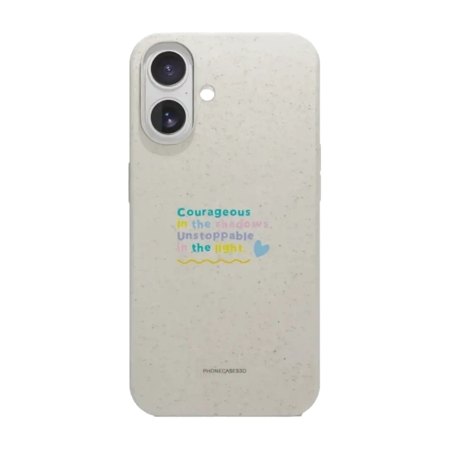 Phonecases3D iPhone 17 Jess Rachel Sharp komposterbart cover, hvid billede 1