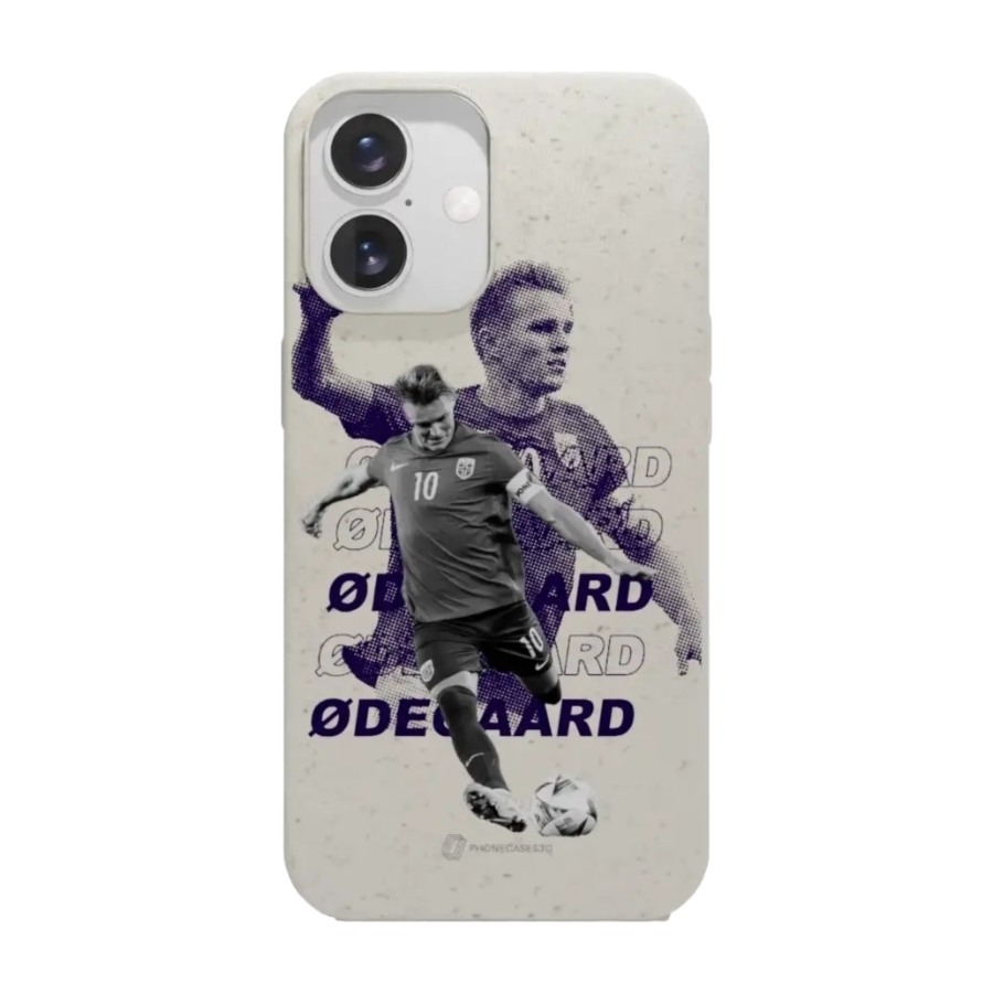 Phonecases3D iPhone 16 Norges Fotballforbund Ødegaard komposterbart cover, hvid billede 1