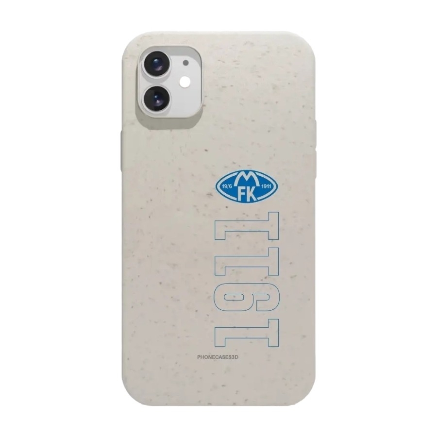 Phonecases3D iPhone 11 Molde FK komposterbart cover, hvid billede 1