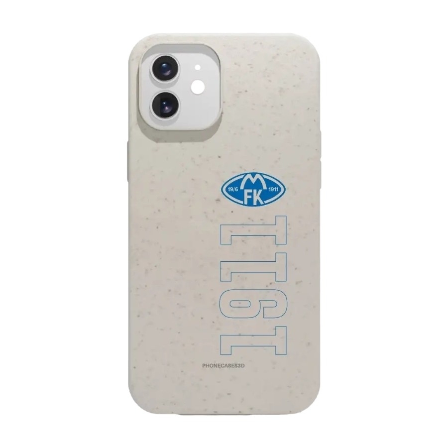Phonecases3D iPhone 12 Molde FK komposterbart cover, hvid billede 1