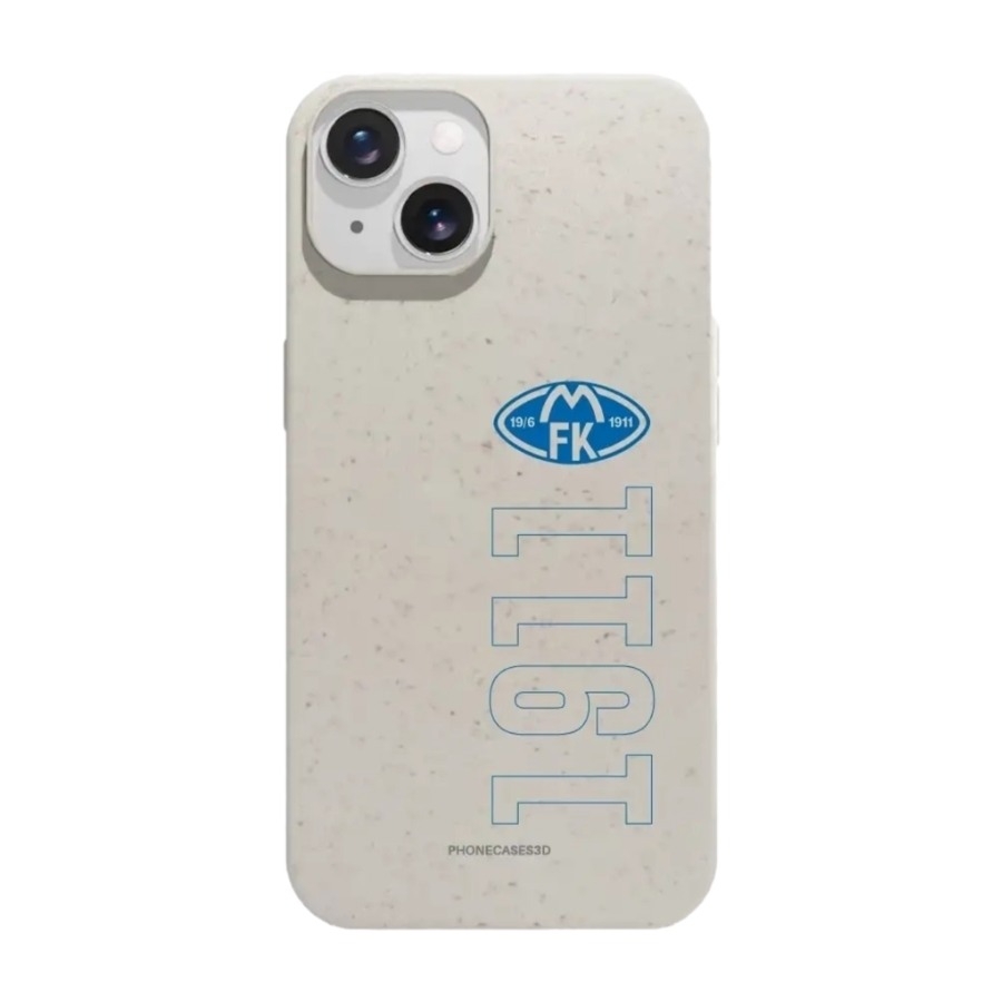 Phonecases3D iPhone 14 Molde FK komposterbart cover, hvid billede 1