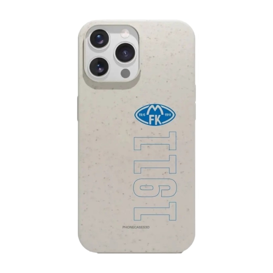 Phonecases3D iPhone 14 Pro Molde FK komposterbart cover, hvid billede 1