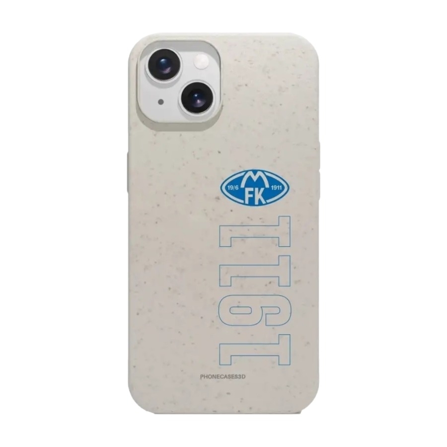 Phonecases3D iPhone 15 Molde FK komposterbart cover, hvid billede 1
