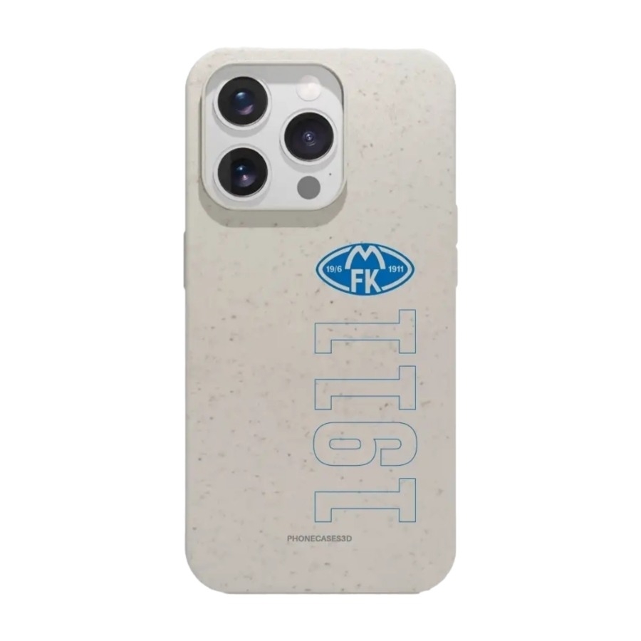 Phonecases3D iPhone 16 Pro Molde FK komposterbart cover, hvid billede 1