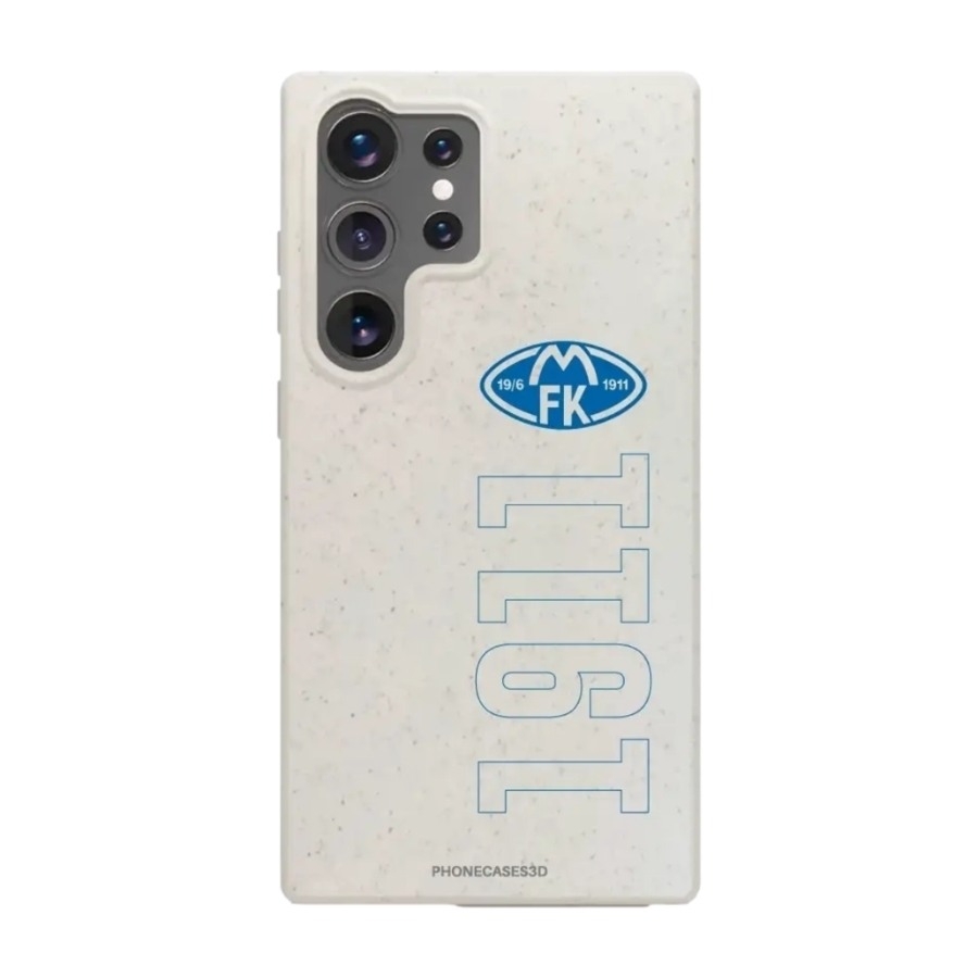 Phonecases3D Samsung Galaxy S25 Ultra Molde FK komposterbart cover, hvid billede 1