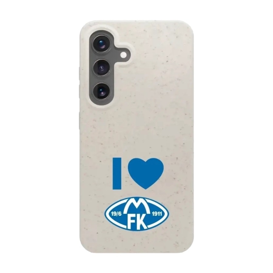 Phonecases3D Samsung Galaxy S25 Molde FK komposterbart cover, hvid billede 1
