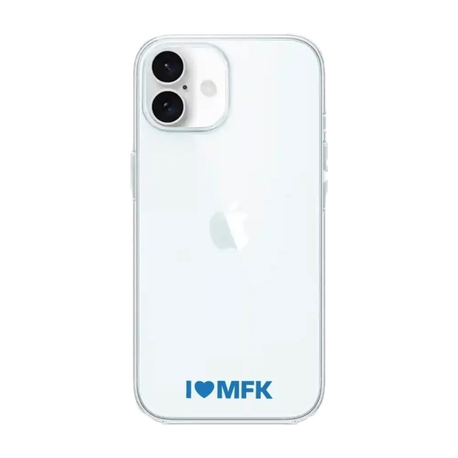 Phonecases3D iPhone 16 Molde FK Clear case -mobilcover, hvid billede 1