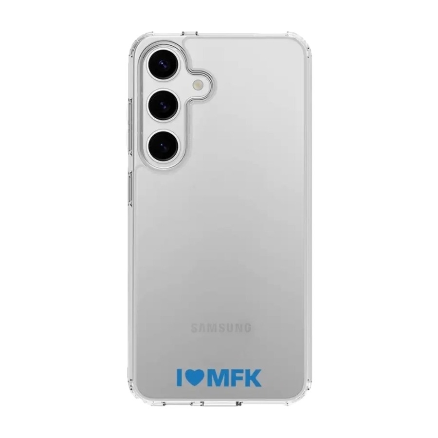 Phonecases3D Samsung Galaxy S25 Molde FK Clear case -mobilcover, hvid billede 1