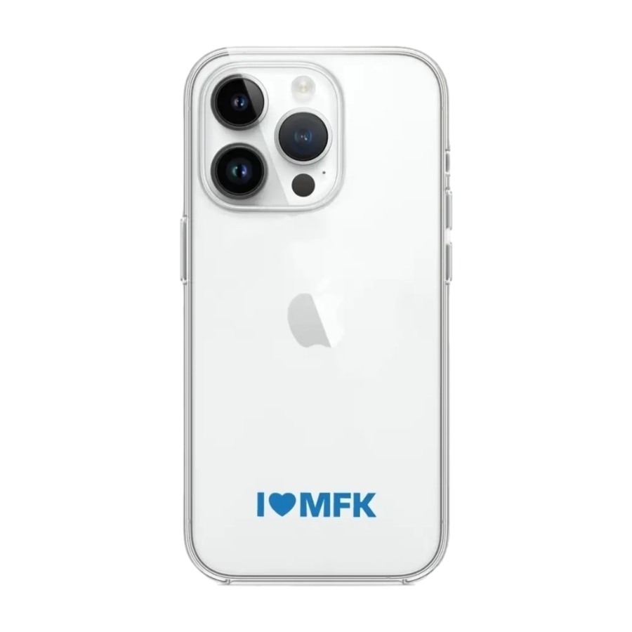 Phonecases3D iPhone 13 Pro Molde FK Clear case -mobilcover, hvid billede 1