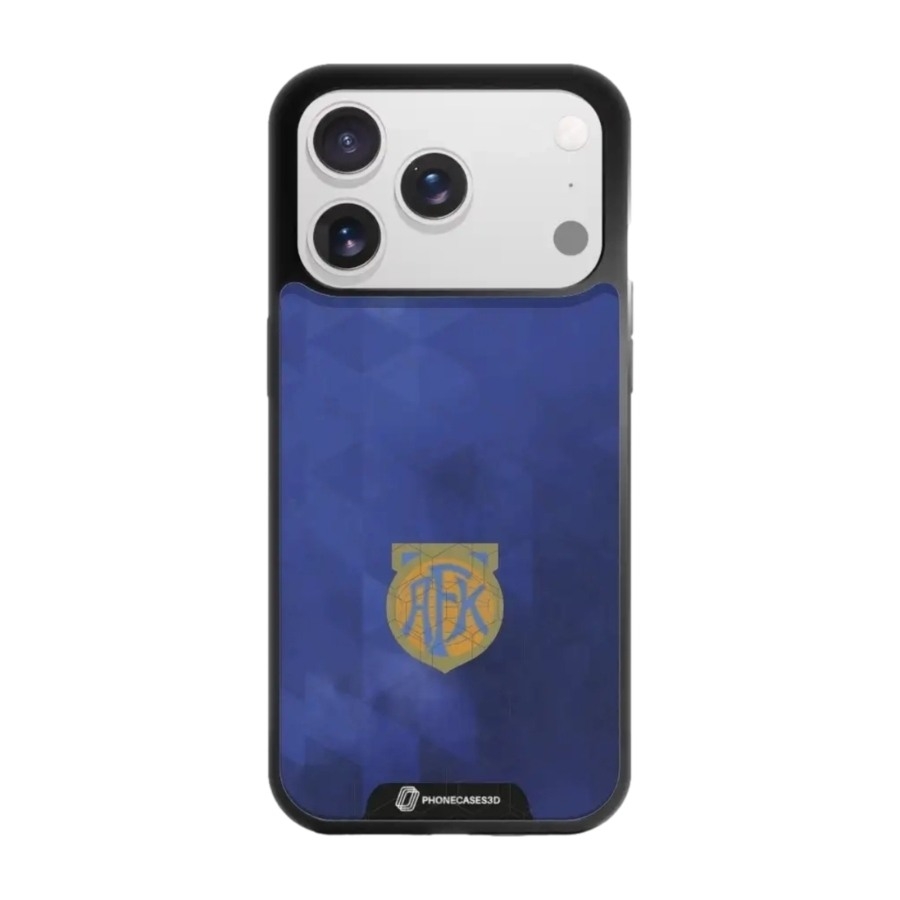 Phonecases3D iPhone 17 Pro Aalesunds FK 3D mobilcover, sort billede 1