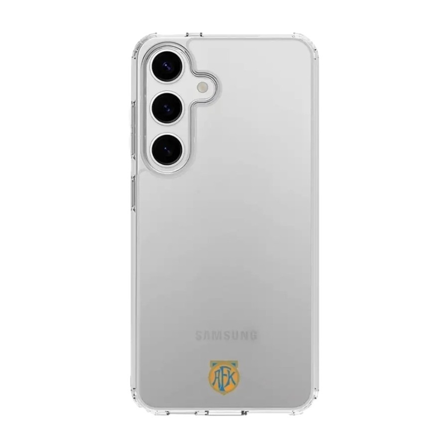 Phonecases3D Samsung Galaxy S25 Aalesunds FK Clear case -mobilcover, hvid billede 1