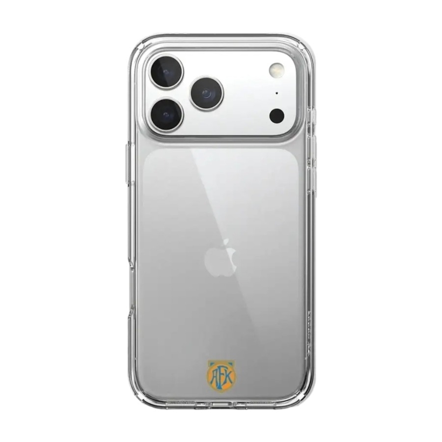 Phonecases3D iPhone 17 Pro Aalesunds FK Clear case -mobilcover, hvid billede 1