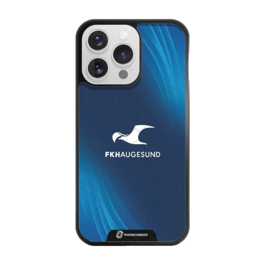 Phonecases3D iPhone 13 Pro FK Haugesund 3D mobilcover, sort billede 1