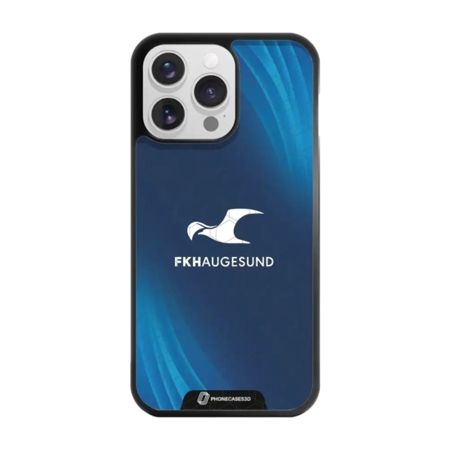 Phonecases3D iPhone 16 Pro Max FK Haugesund 3D mobilcover, sort billede 1