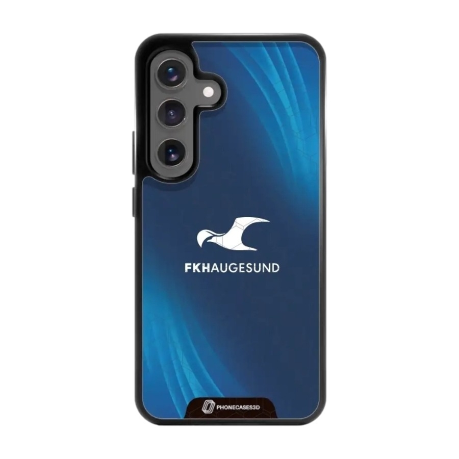 Phonecases3D Samsung Galaxy S25 FK Haugesund 3D mobilcover, sort billede 1