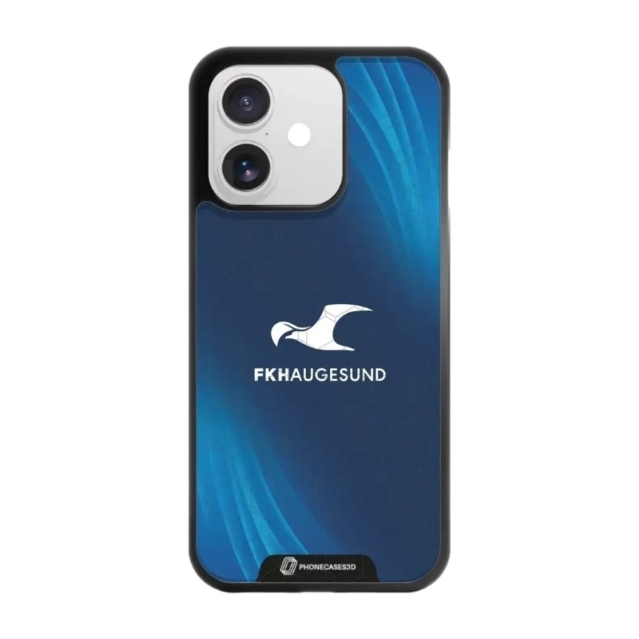 Phonecases3D iPhone 17 FK Haugesund 3D mobilcover, sort billede 1