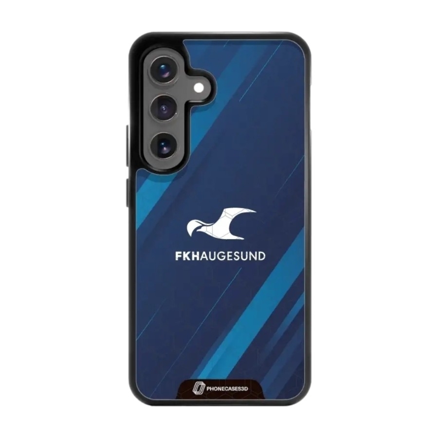Phonecases3D Samsung Galaxy S25 FK Haugesund 3D mobilcover, sort billede 1