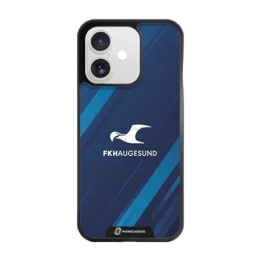 Phonecases3D iPhone 17 FK Haugesund 3D mobilcover, sort billede 1