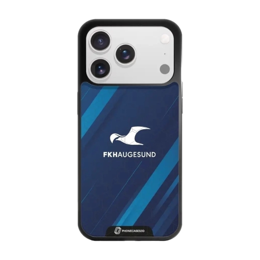 Phonecases3D iPhone 17 Pro FK Haugesund 3D mobilcover, sort billede 1