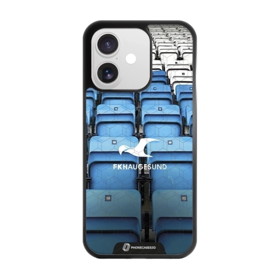 Phonecases3D iPhone 17 FK Haugesund 3D mobilcover, sort billede 1