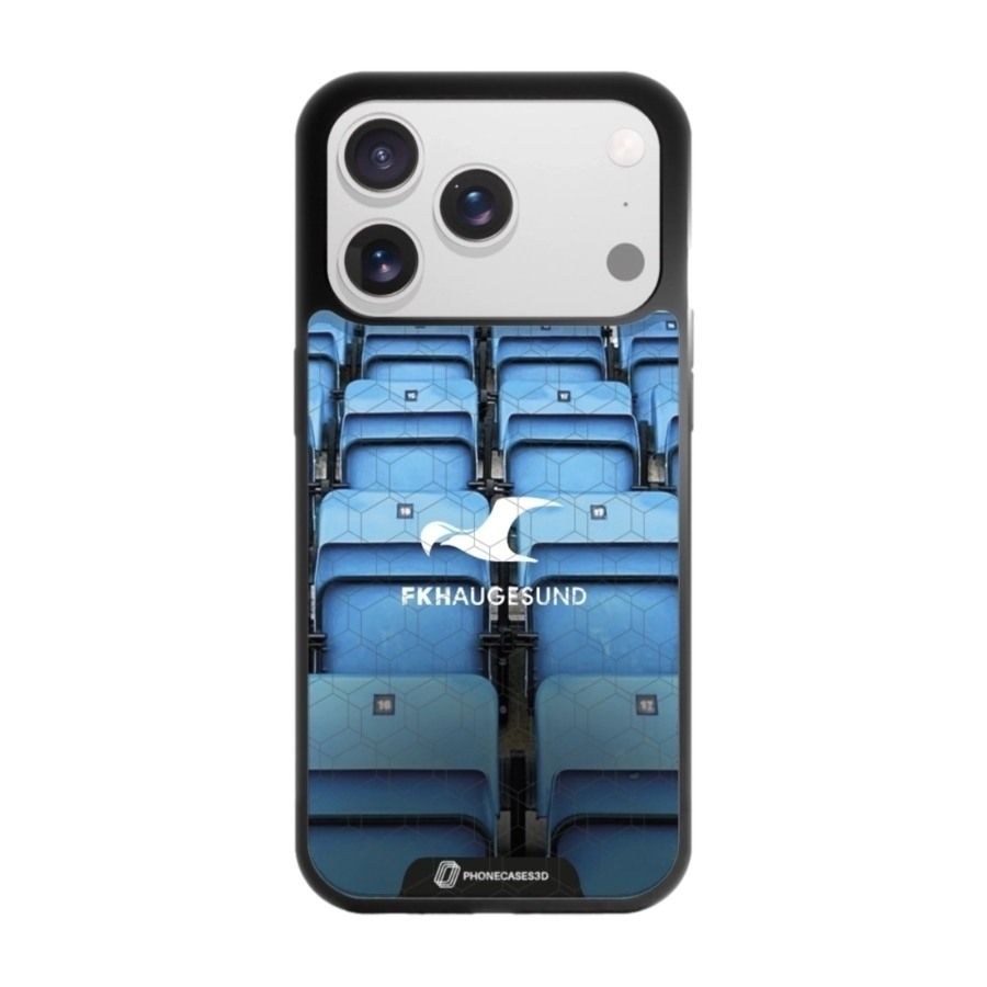Phonecases3D iPhone 17 Pro FK Haugesund 3D mobilcover, sort billede 1