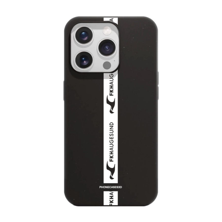 Phonecases3D iPhone 16 Pro FK Haugesund komposterbart cover, sort billede 1