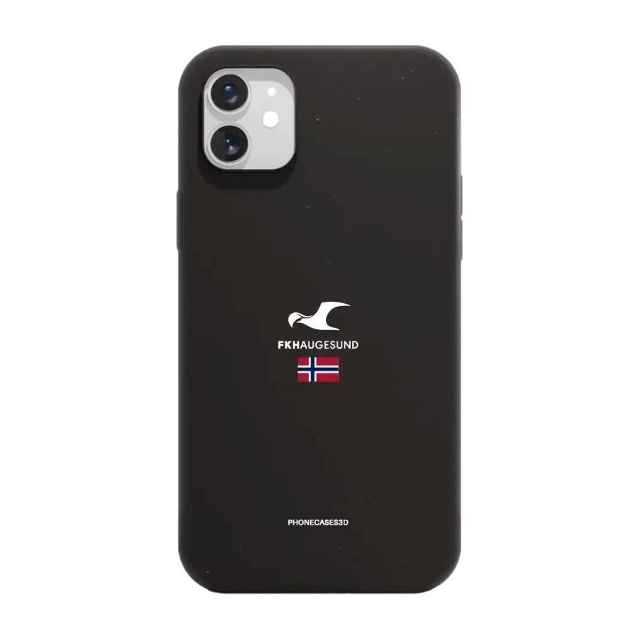 Phonecases3D iPhone 11 FK Haugesund komposterbart cover, sort billede 1