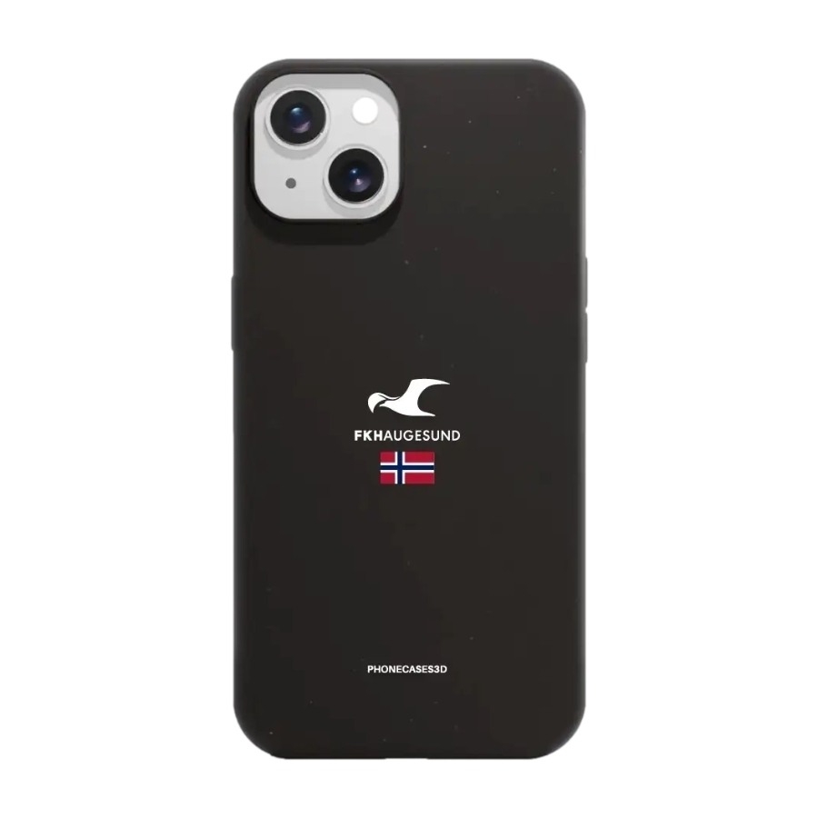 Phonecases3D iPhone 13 FK Haugesund komposterbart cover, sort billede 1