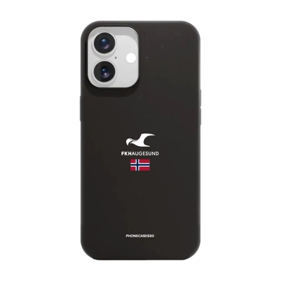 Phonecases3D iPhone 16 FK Haugesund komposterbart cover, sort billede 1