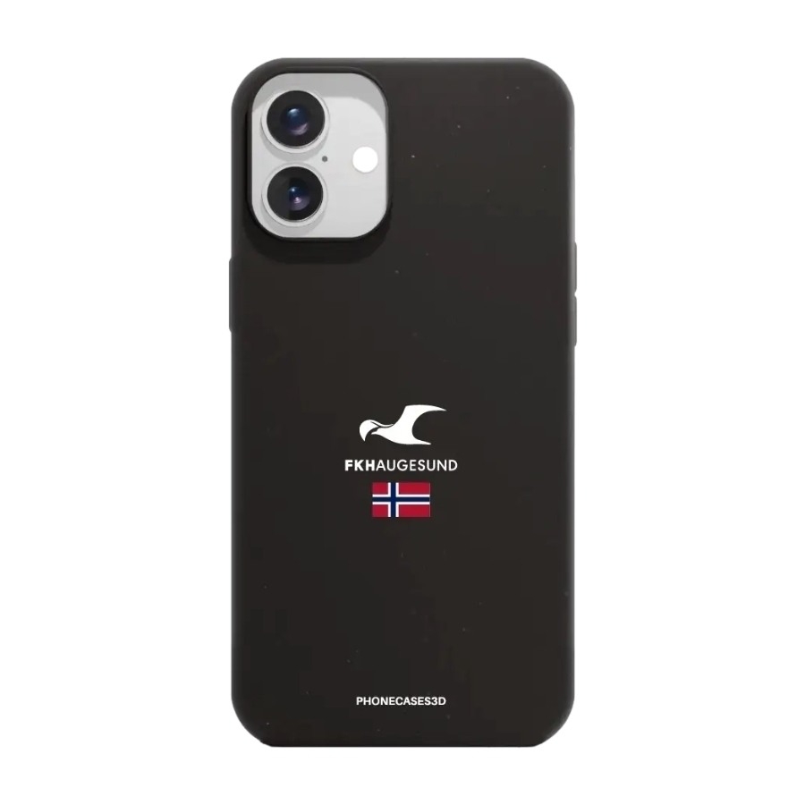 Phonecases3D iPhone 16 Plus FK Haugesund komposterbart cover, sort billede 1