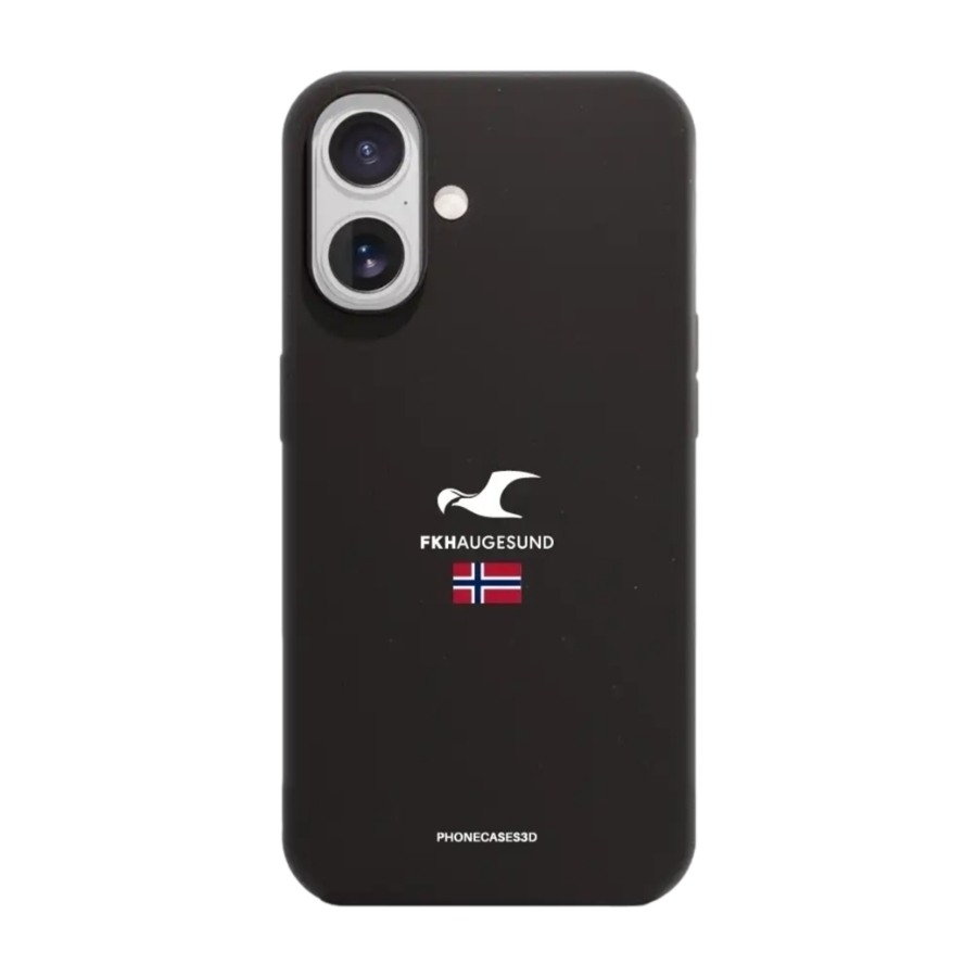 Phonecases3D iPhone 17 FK Haugesund komposterbart cover, sort billede 1