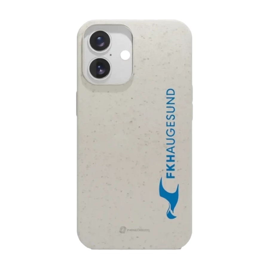 Phonecases3D iPhone 16 FK Haugesund komposterbart cover, hvid billede 1