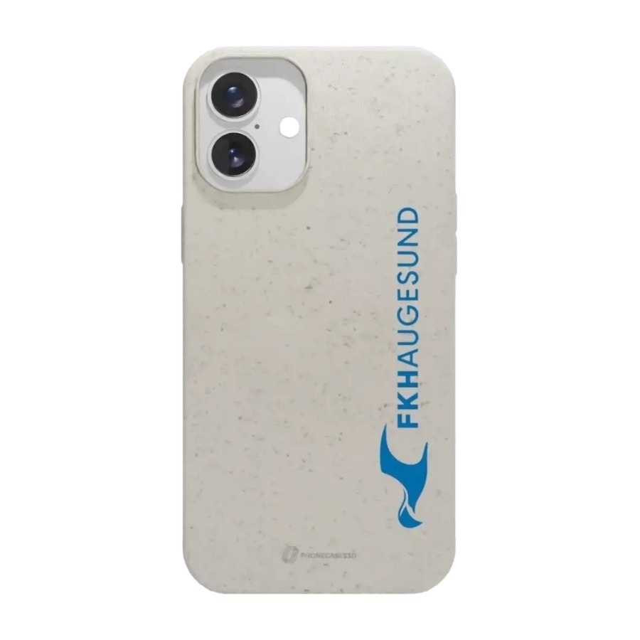 Phonecases3D iPhone 16 Plus FK Haugesund komposterbart cover, hvid billede 1